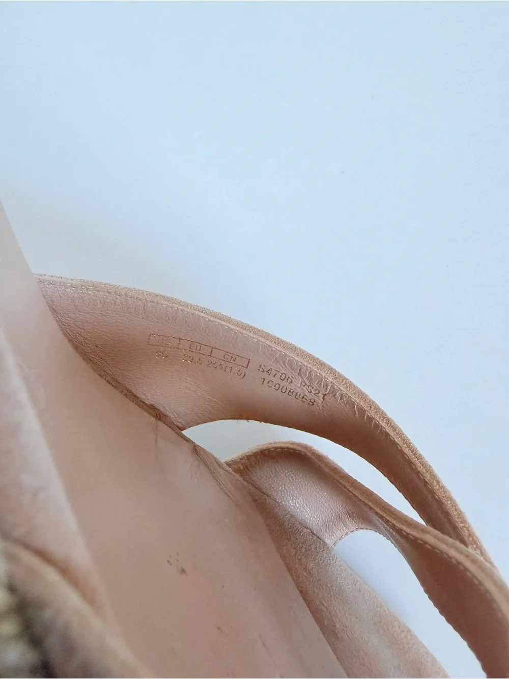 Stuart Weitzman Espadrille Wedge Sandals Platform Suede Raffia Tan Beige Size 9 - Picture 4 of 14